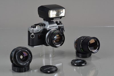 Lot 250 - An Olympus OM-10 SLR Camera