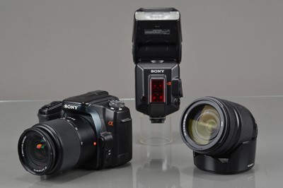 Lot 281 - A Sony Alpha a100 DSLR Camera