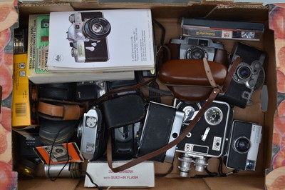 Lot 286 - A Tray of Various Cameras