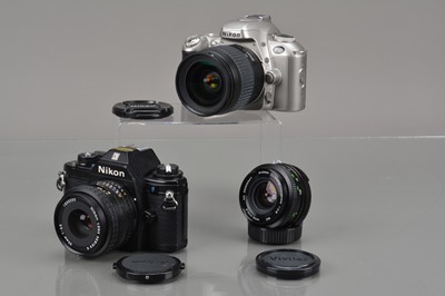 Lot 306 - Two Nikon SLR Cameras