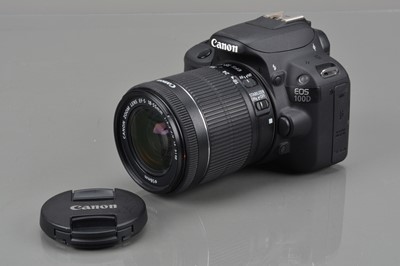 Lot 308 - A Canon EOS 100D DSLR Camera