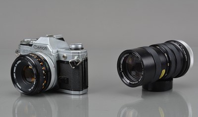 Lot 340 - A Canon AT-1 SLR Camera