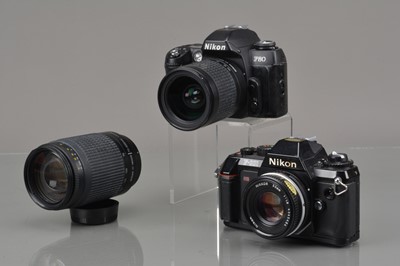 Lot 342 - Two Nikon SLR Cameras