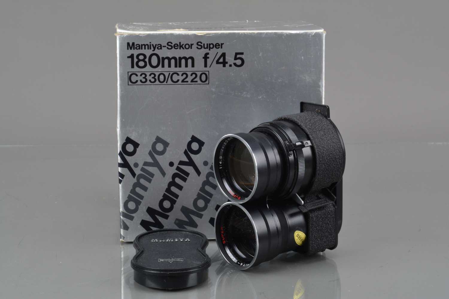 Lot 355 - A Mamiya-Sekor Super 180mm f/4.5 TLR Lens