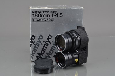 Lot 355 - A Mamiya-Sekor Super 180mm f/4.5 TLR Lens