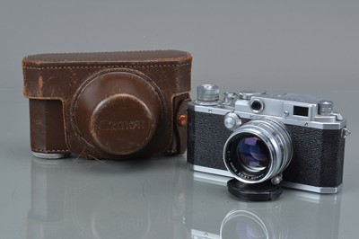 Lot 371 - A Canon IID 2 Rangefinder camera