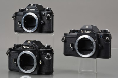 Lot 384 - Three Nikon EM Camera Bodies
