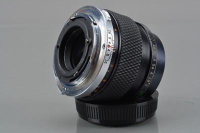 Lot 391 - An Olympus OM F. Zuiko 85mm f/2 Lens