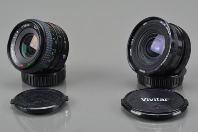 Lot 448 - Two Pentax K Mount Wide Angle Lenses