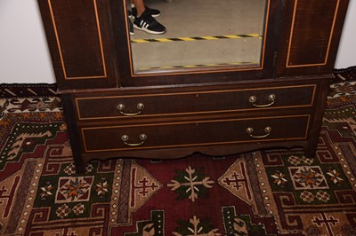 Lot 1 - An Edwardian chestnut and inlaid gentleman's compactum by Shapland & Petter of Barnstable