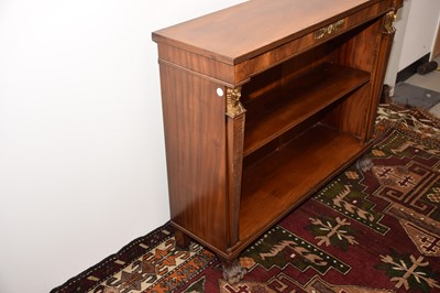 Lot 4 - An Regency style mahogany bookcase