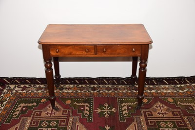 Lot 5 - A Victorian mahogany desk