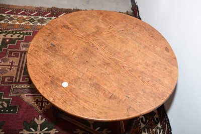 Lot 6 - A 19th century provincial oak cricket table