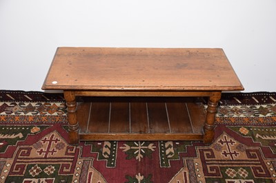 Lot 9 - A modern oak coffee table