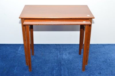 Lot 16 - Two Edwardian mahogany and inlaid side tables