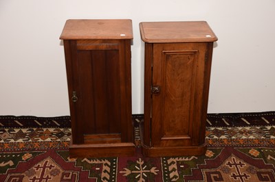 Lot 33 - Two Victorian mahogany pot cupboards