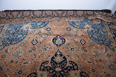 Lot 41 - A very large Middle Eastern vintage woollen carpet