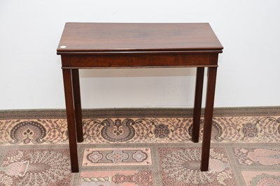 Lot 51 - A Victorian mahogany tea table