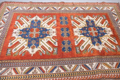 Lot 60 - A mid 20th century Middle Eastern woollen carpet