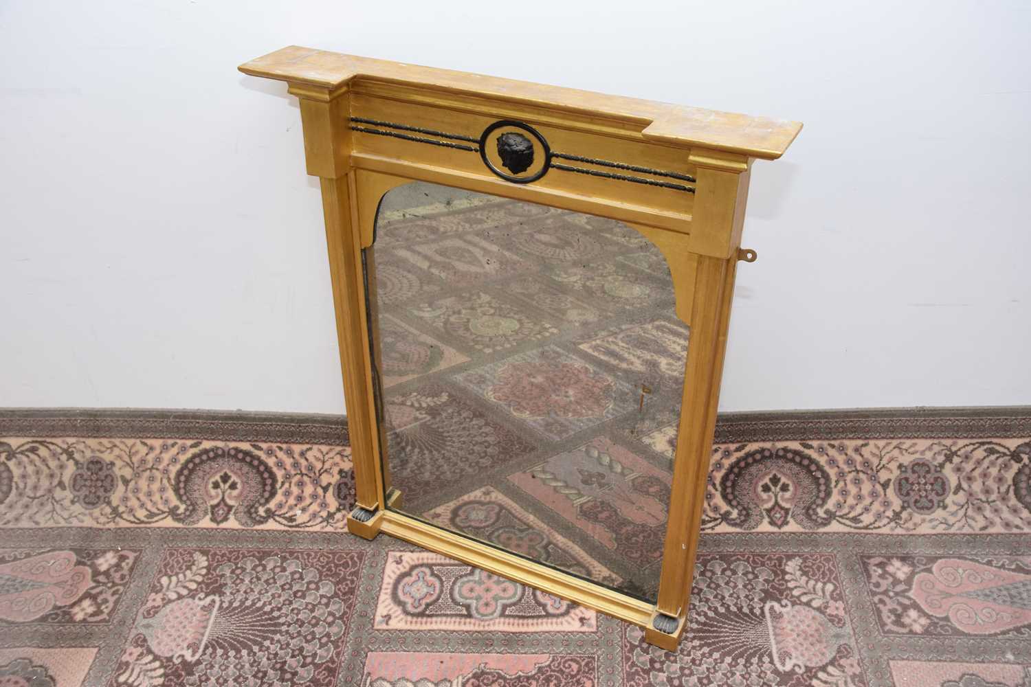 Lot 86 - A Regency period mantle mirror
