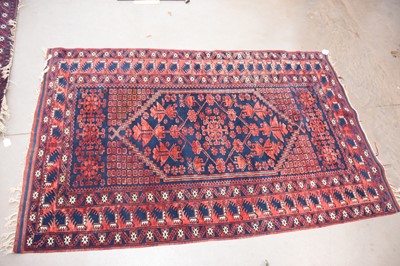 Lot 105 - Two Vintage Hand-Knotted Oriental Wool Rugs