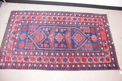 Lot 105 - Two Vintage Hand-Knotted Oriental Wool Rugs