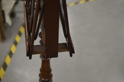 Lot 119 - A William IV period rosewood duet music stand