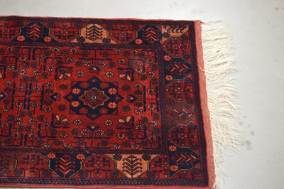 Lot 126 - A Chodur Turkoman hand-knotted wool runner rug