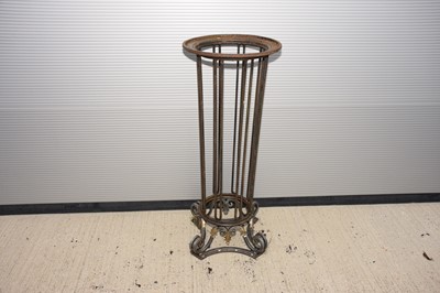 Lot 136 - A large modern metal garden plant stand