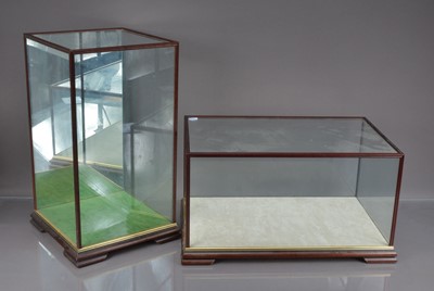 Lot 149 - Two modern glazed display cases