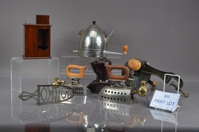 Lot 160 - An interesting group of Art Deco and later chrome coffee percolators and other items