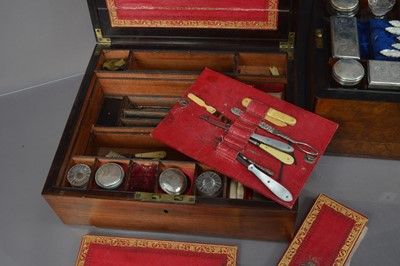 Lot 164 - Two Victorian work boxes