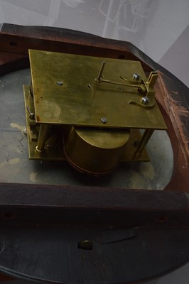 Lot 178 - A Victorian mahogany drop dial wall clock
