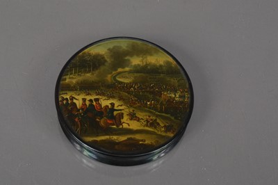 Lot 189 - An early 19th Century Snuff Box with a Napoleonic battle scene