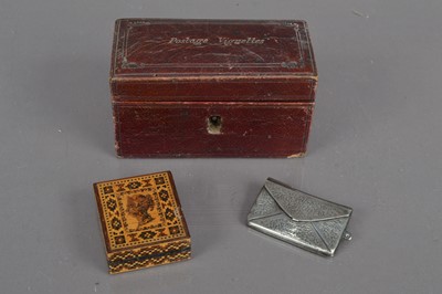 Lot 199 - Three Victorian or Edwardian postal related boxes