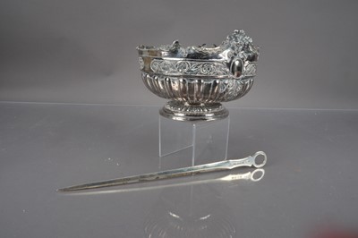 Lot 241 - A Victorian silver meat skewer George Maudley Jackson London 1886