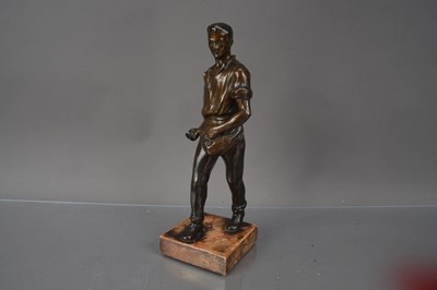 Lot 245 - An Early 20th Century patinated bronze statuette "The Sower"