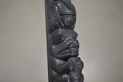 Lot 297 - Tom Hans (Canadian b.1925) "Totem Pole" sculpture