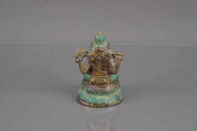 Lot 314 - Bronze figure of Ganesha