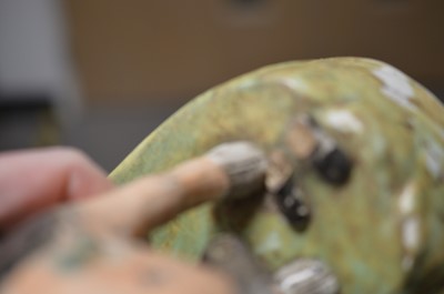 Lot 349 - A 19th century Staffordshire pottery group