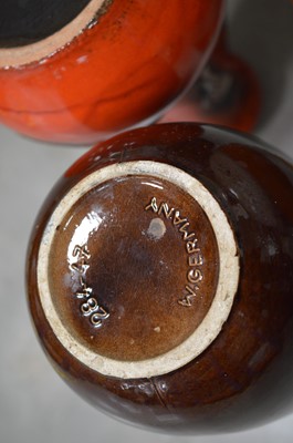 Lot 354 - Three large mid 20th century West German pottery items
