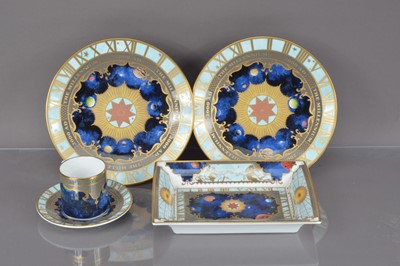 Lot 366 - Four Royal Worcester porcelain Millenium items