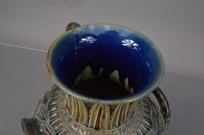 Lot 377 - A Doulton Lambeth Frank A Butler (fl1872-1911) ewer