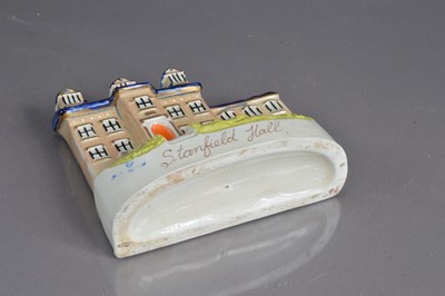 Lot 407 - A Staffordshire Model of the notorious "Stanfield Hall"