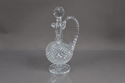Lot 408 - A Waterford crystal claret jug and stopper