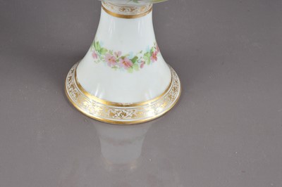 Lot 412 - A very large 19th Century opaline glass vase