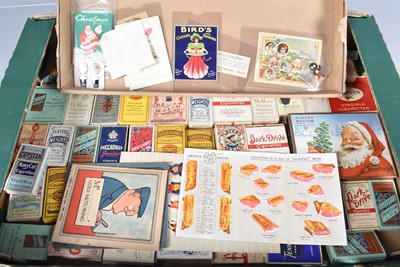 Lot 267 - Victorian and Later Advertising Greeting Cards/Cigarette Boxes/Guinness Cufflinks
