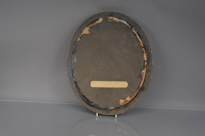 Lot 450 - A framed late 19th or early 20th century oval print