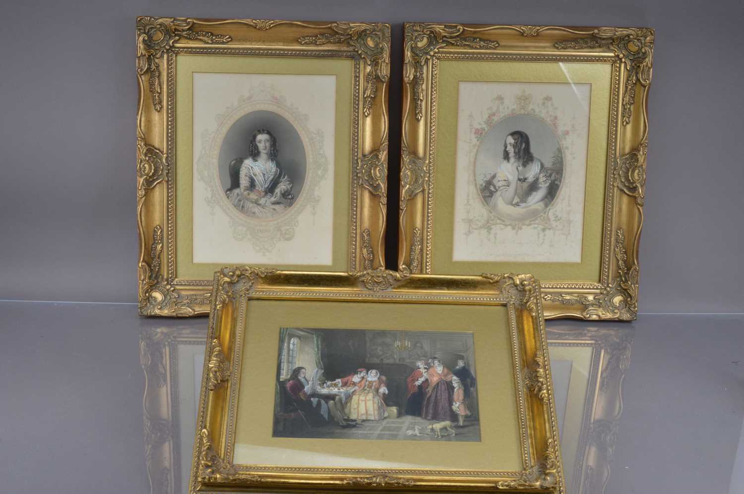 Lot 468 - Three well framed Victorian prints