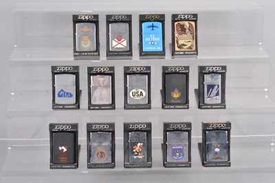 Lot 314 - A collection of Zippo lighters